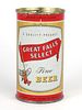 1960 Great Falls Select Fine Beer 12oz Flat Top Can 74-23