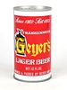 1969 Geyer's Lager Beer 12oz Tab Top Can T68-10