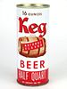 1971 Keg Beer 16oz  One Pint Tab Top Can T154-10