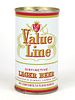 1968 Value Line Beer 12oz Tab Top Can T133-01.2