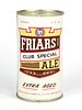 1957 Friars Club Special Ale 12oz Flat Top Can 67-08