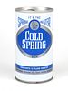 1969 Cold Spring Beer 12oz Tab Top Can T55-33v