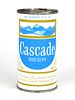 1960 Cascade Beer 11oz Flat Top Can 48-24