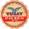 1953 Yusay Pilsen Beer 4¼ inch coaster Coaster IL-PIL-1