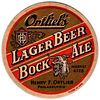 1935 Ortlieb's Lager Beer/Bock Ale  Coaster PA-ORT-4