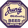 1934 Jung Old Country Beer 4¼ inch coaster Coaster WI-JUN-4