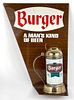 1968 Burger Beer  Metal Sign