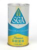 1968 SGA Sports Guild of America Premium Beer  12oz Tab Top Can T124-10