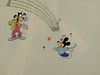 Disney Animation Cel With Mickey Mouse & Goofy