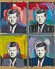 Peter Max  JFK - Four Portraits