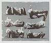 Henry Moore  Six Reclining Figures (C. 298)