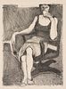 Richard Diebenkorn  Seated Woman Drinking from Cup
