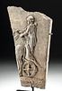 Detailed Roman Ceramic Plaque of Charioteer w/ TL Test