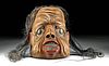 20th C. Tlingit Wood & Abalone Mask by Rich LaValle