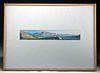 Signed & Framed Woody Gwyn Monotype - New Mexico