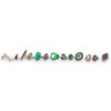 (14 Pc) Semi Precious Stone and Sterling Rings
