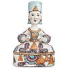 Hand Painted French Majolica Figure