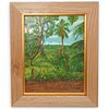 Janice Allen "Sugar Cane" Signed Oil Painting