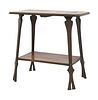 An Arts and Crafts oak occasional table,
