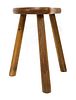 An oak stool,