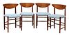 A set of four Søborg 'Model 316' chairs,