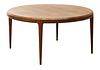 A rosewood circular coffee table §