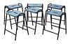 A set of six 'Science lab' stools,