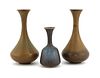 Three stoneware vases,