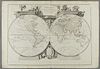 "MAPPE MONDE", map belonging to the "Atlas Universel, dressé sur les meilleures cartes modernes", second half of the 18th century. 
Illuminated engrav