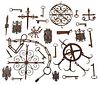 34 Pieces of British/Continental Wrought Iron 