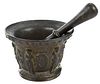 French Bronze Mortar and Pestle 
