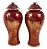 Pair Wedgwood Fairyland 'Celestial Dragon' Vases