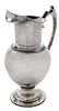 Large New Orleans Coin Silver Pitcher, Adolphe Himmel
