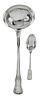 George III English Silver Ladle and Spoon, Paul Storr 