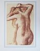 Edgar Degas (After) - Femme nue se peignant