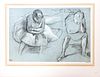 Edgar Degas (After) - Duex danseuses au repos
