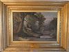 E.M. BANNISTER OIL PAINTING WOODLAND