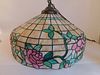 OLD LEADED FLORAL SHADE