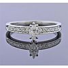 Tiffany &amp; Co Platinum Diamond Engagement Ring