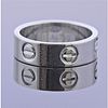 Cartier Love 18k White Gold Band Ring 50