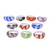 Murano Glass Ring Lot of 10pc