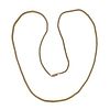 18k Gold Long Chain Necklace