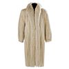 WHITE MINK AND FOXTAIL COAT