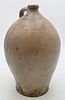 Charlestown Stoneware Jug
having two incised hearts 
height 15 1/2 inches
Provenance: Estate of Bruce Sasalla, East Hartford, Connecticut.