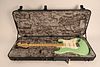 Fender Stratocaster Guitar serial number US17079005 2017 American Professional limited edition mystic sea foam and hard shell case excellent condition