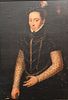 In the Manner of Jean de Court
French, 1530 - 1584
portrait of a noblewoman
oil on panel
unsigned
27 x 19 inches