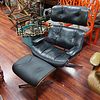Eames Style Chair and Ottoman