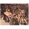 FRANCISCO CORZAS, Sin título, Firmada y fechada 82 Litografía 18 / 150, 60 x 80 cm | FRANCISCO CORZAS, Untitled, Signed and dated 82 Lithography 18 / 