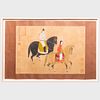Chinese Equestrian Scroll Painting