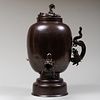 Japanese Bronze Samovar and Cover, for the Russian Market